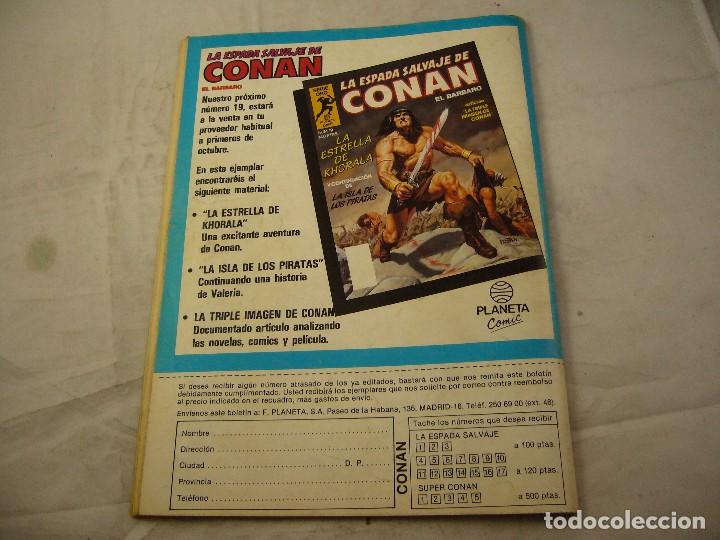C&oacute;mics: LA ESPADA SALVAJE DE CONAN N&ordm; 18 PRIMERA EDICION - Foto 3