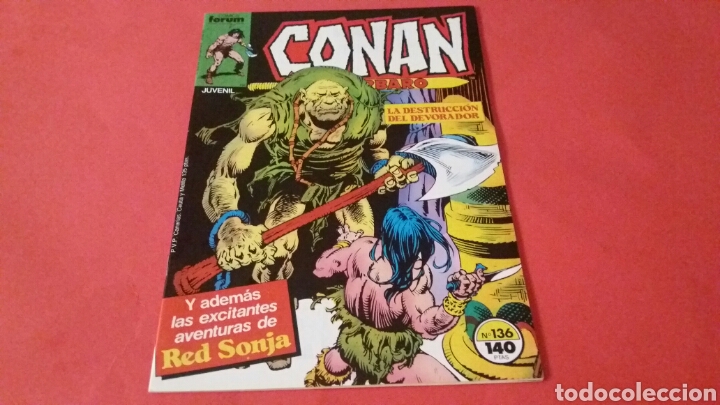 C&oacute;mics: CONAN EL BARBARO 136 EXCELENTE ESTADO FORUM - Foto 1