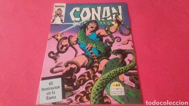 C&oacute;mics: CONAN EL BARBARO 63 EXCELENTE ESTADO FORUM - Foto 1