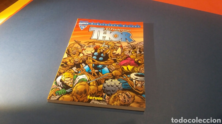 C&oacute;mics: BIBLIOTECA MARVEL EL PODEROSO THOR 16 EXCELENTE ESTADO FORUM - Foto 1