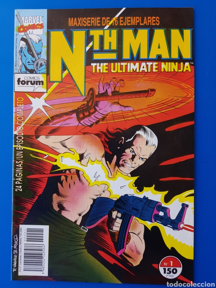 C&oacute;mics: Lote NTH MAN The ultimate ninja N&deg;s 1 y 2 FORUM MARVEL - Foto 2