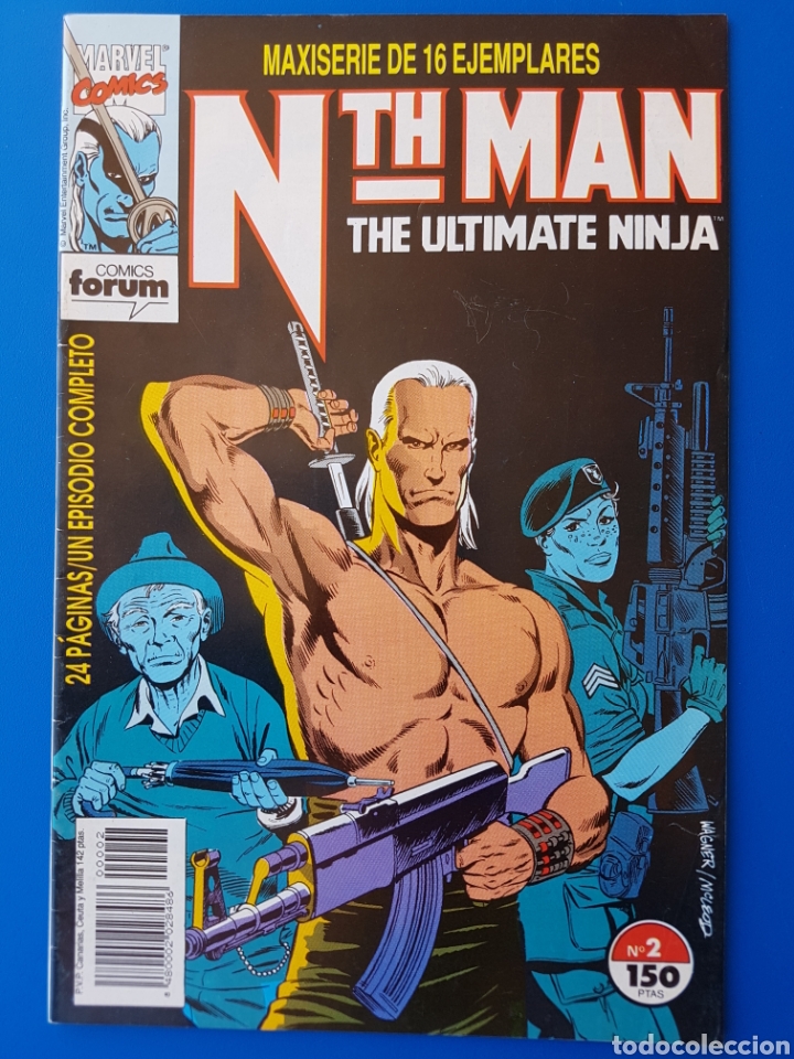 C&oacute;mics: Lote NTH MAN The ultimate ninja N&deg;s 1 y 2 FORUM MARVEL - Foto 3