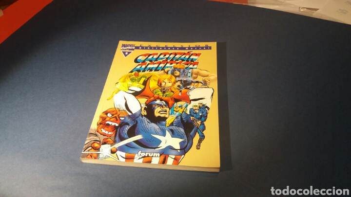 C&oacute;mics: BIBLIOTECA MARVEL CAPITAN AMERICA 8 EXCELENTE ESTADO FORUM - Foto 1