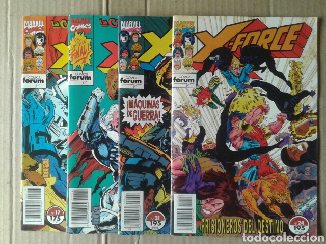 C&oacute;mics: Lote X-Force, n&uacute;meros 18, 21, 23 y 24 (Comics Forum). - Foto 1