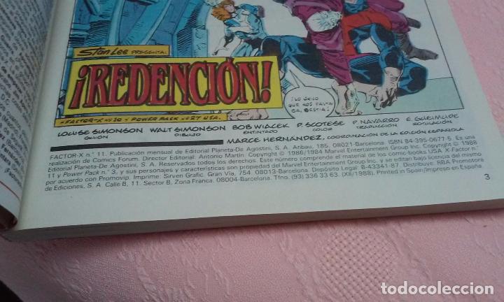 C&oacute;mics: FACTOR X TOMO RETAPADO (COMPRENDE LOS N.&ordm; 11 AL 15) FORUM - Foto 8