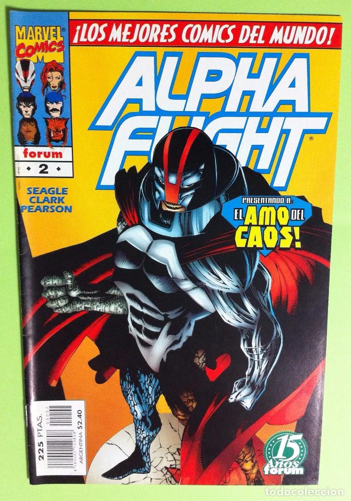 C&oacute;mics: Alpha Flight Origenes + Vol. 2 numeros 1-5 Editorial Forum - Foto 4