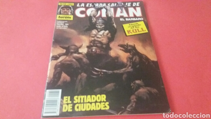 C&oacute;mics: LA ESPADA SALVAJE DE CONAN 84 EXCELENTE ESTADO FORUM - Foto 1