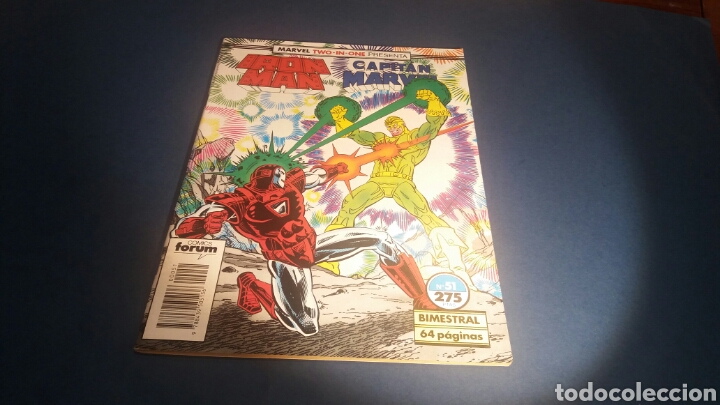 C&oacute;mics: IRON MAN Y CAPITAN MARVEL 51 EXCELENTE ESTADO FORUM - Foto 1