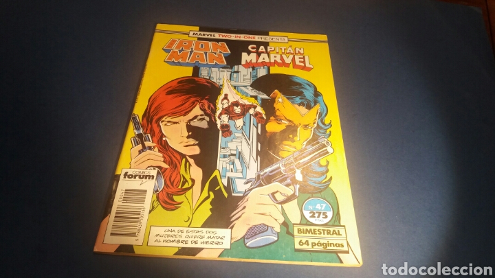 C&oacute;mics: IRON MAN Y CAPITAN MARVEL 47 EXCELENTE ESTADO FORUM - Foto 1