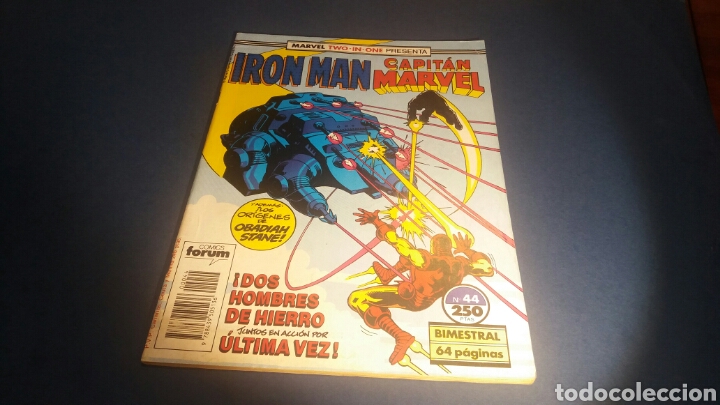 C&oacute;mics: IRON MAN Y CAPITAN MARVEL 44 EXCELENTE ESTADO FORUM - Foto 1