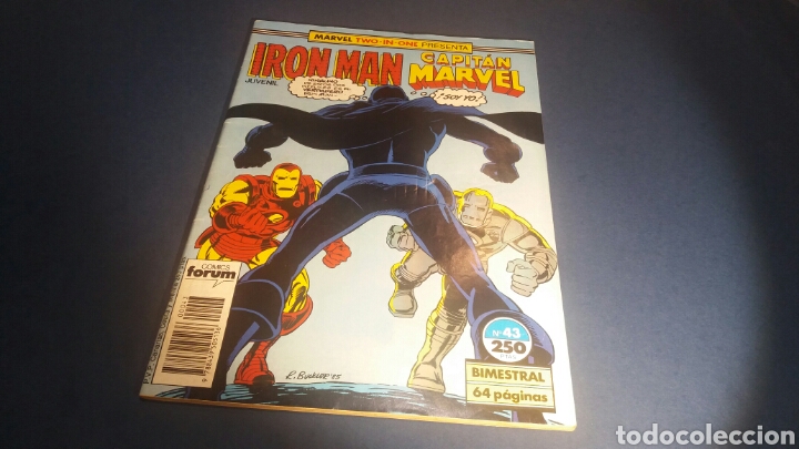 C&oacute;mics: IRON MAN Y CAPITAN MARVEL 43 EXCELENTE ESTADO FORUM - Foto 1