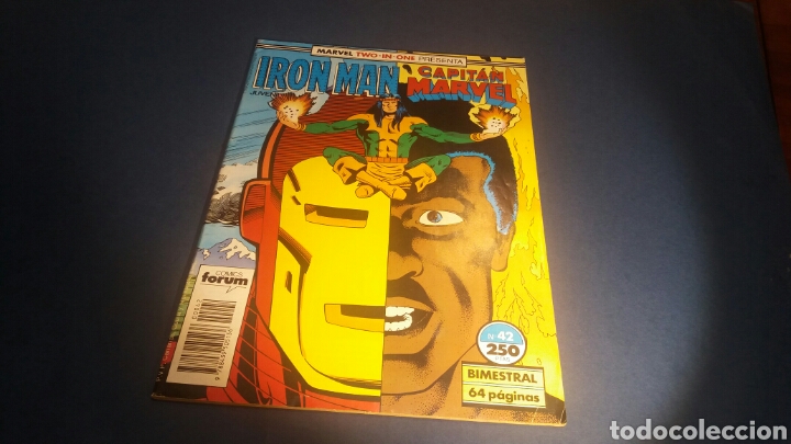 C&oacute;mics: IRON MAN Y CAPITAN MARVEL 42 EXCELENTE ESTADO FORUM - Foto 1