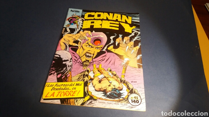 C&oacute;mics: COMIC DE KIOSCO CONAN REY 45 FORUM MARVEL GRAPA - Foto 1