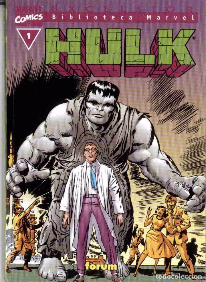 C&oacute;mics: BIBLIOTECA MARVEL HULK N&ordm; 1 Y 2. FORUM - Foto 1