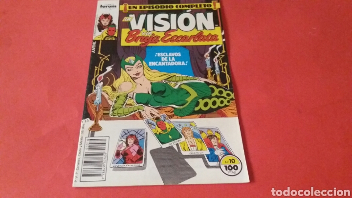 C&oacute;mics: LA VISION Y LA BRUJA ESCARLATA 10 EXCELENTE ESTADO FORUM - Foto 1