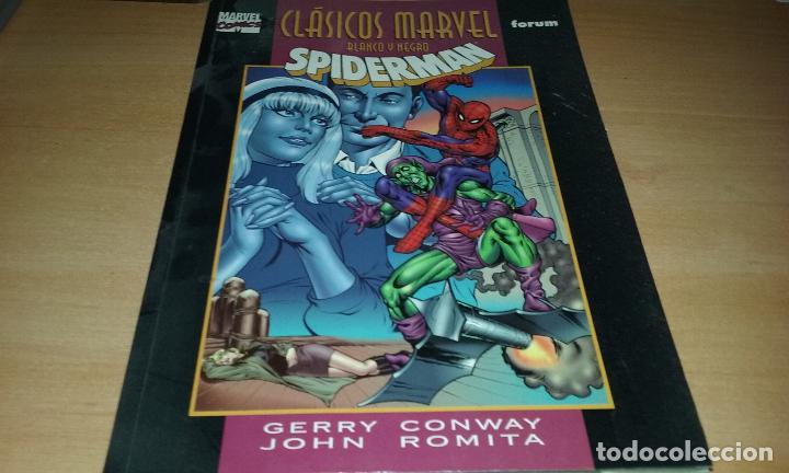 C&oacute;mics: VOLUMEN SPIDERMAN MARVEL-COMICS. CLASICOS MARVEL BLANCO Y NEGRO.1997 - Foto 1