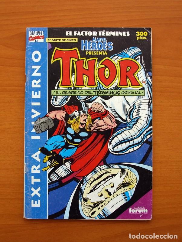 C&oacute;mics: Marvel H&eacute;roes - Thor, El regreso del Terminus original - Extra Invierno 1991 - Comics Forum - Foto 1