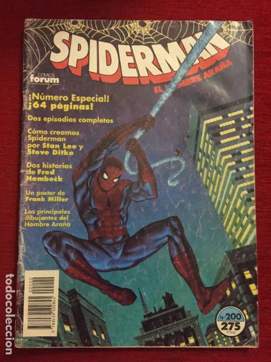 C&oacute;mics: COMIC SPIDERMAN NUMERO ESPECIAL 200. A&Ntilde;O 1988. - Foto 1