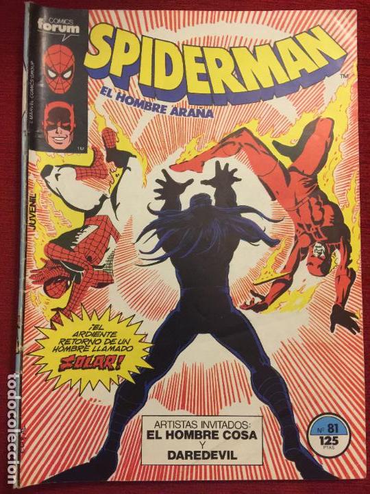 C&oacute;mics: COMIC SPIDERMAN EL HOMBRE ARA&Ntilde;A, N 81. - Foto 1