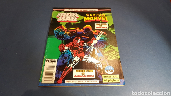 C&oacute;mics: EXCELENTE ESTADO IRON MAN CAPITAN MARVEL TWO IN ONE FORUM - Foto 1
