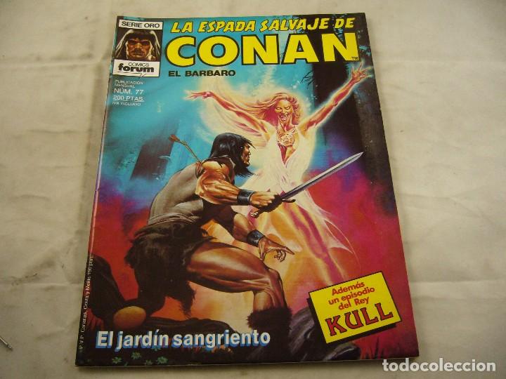 C&oacute;mics: LA ESPADA SALVAJE DE CONAN, EL BARBARO N&ordm;77 - Foto 1