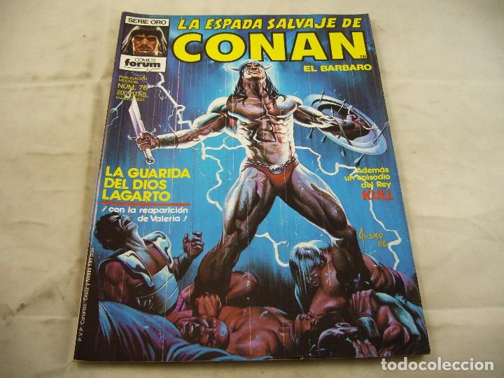 C&oacute;mics: LA ESPADA SALVAJE DE CONAN, EL BARBARO N&ordm;76 - Foto 1