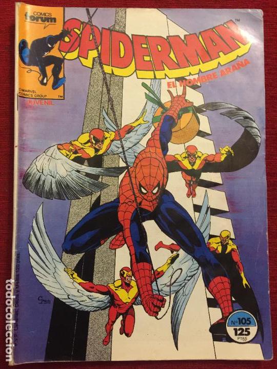 C&oacute;mics: COMIC SPIDERMAN EL HOMBRE ARA&Ntilde;A N&ordm; 105. - Foto 1
