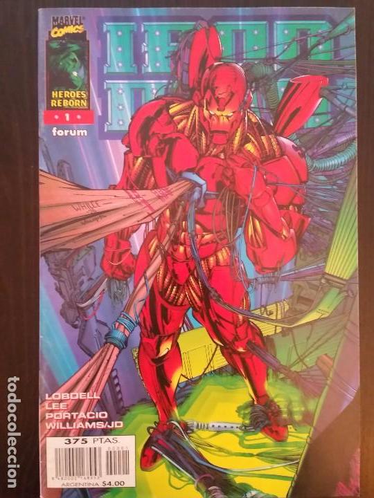C&oacute;mics: HEROES REBORN IRON MAN N&ordm; 1, ED. FORUM - Foto 1