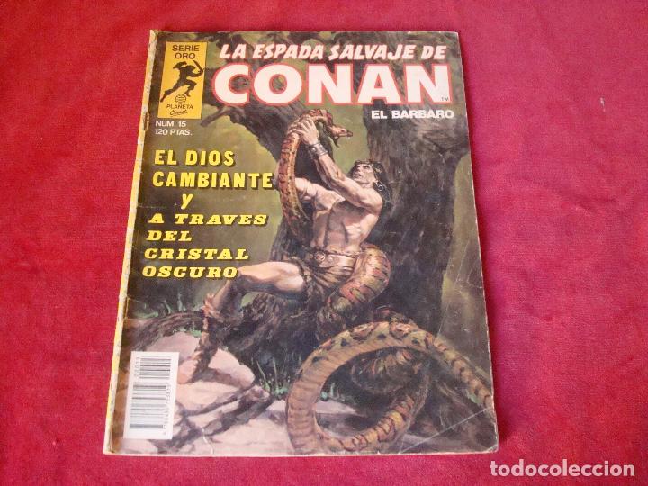 C&oacute;mics: la espada salvaje de conan serie oro num 15 el dios cambiante 1982 - Foto 1