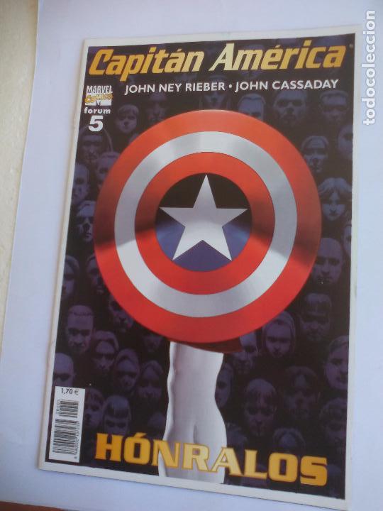C&oacute;mics: Capit&aacute;n Am&eacute;rica.Vol. V. n&ordm; 5. H&oacute;nralos Forum  2003. Marvel Comics. Comic - Foto 1