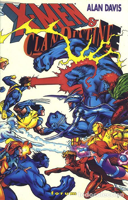 C&oacute;mics: X-MEN & CLANDESTINE. TOMO FORUM 1997. ALAN DAVIS. - Foto 1