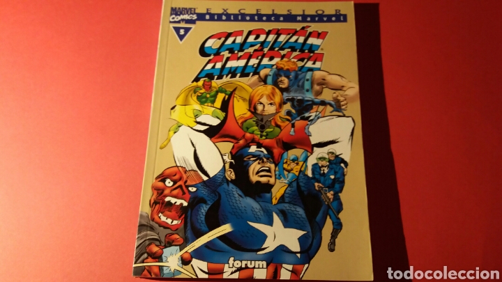 C&oacute;mics: CAPITAN AMERICA 5 BIBLIOTECA MARVEL EXCELENTE ESTADO FORUM - Foto 1