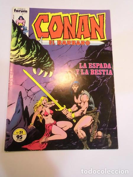 C&oacute;mics: CONAN EL BARBARO - NUM 51 - ED FORUM- 1983 - Foto 1