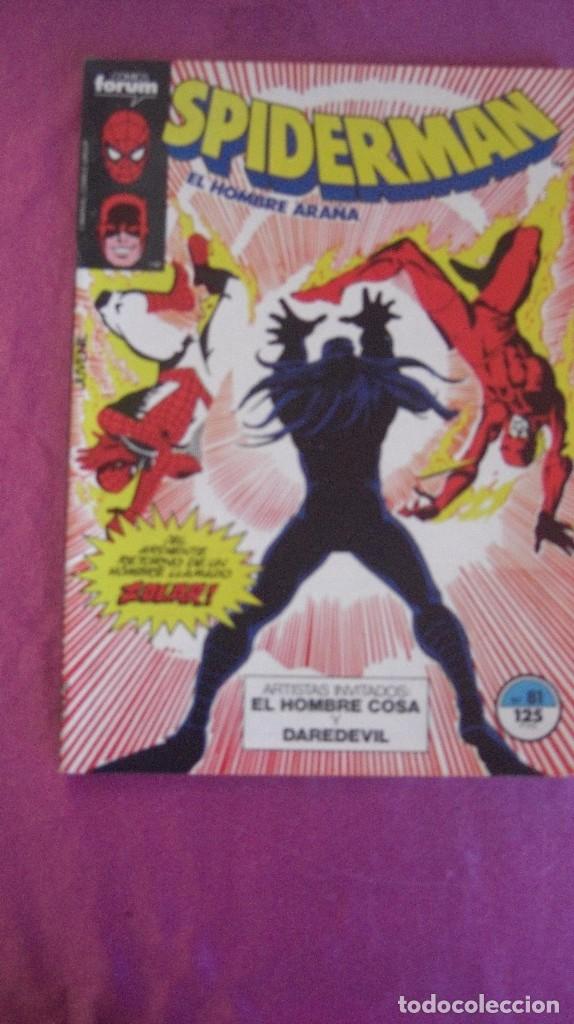 C&oacute;mics: SPIDERMAN VOL 1 N&ordm; 81 FORUM . 1&ordf; EDICION DIFICIL - Foto 2