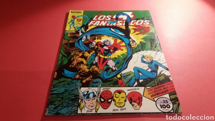 C&oacute;mics: LOS 4 FANTASTICOS 25 EXCELENTE ESTADO FORUM - Foto 1