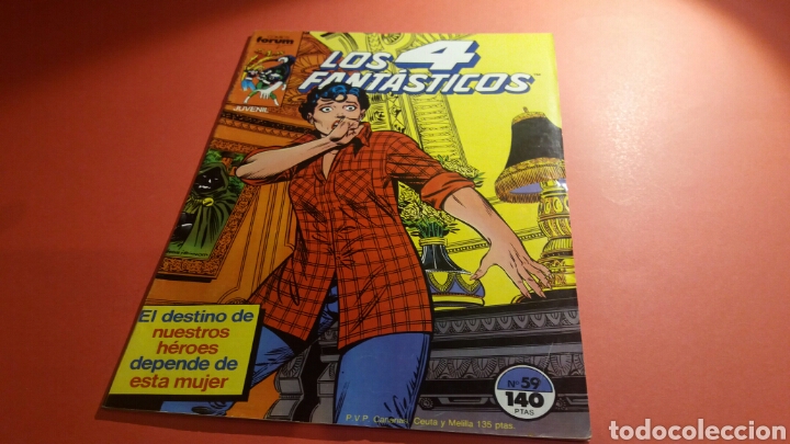 C&oacute;mics: LOS 4 FANTASTICOS 59 EXCELENTE ESTADO FORUM - Foto 1