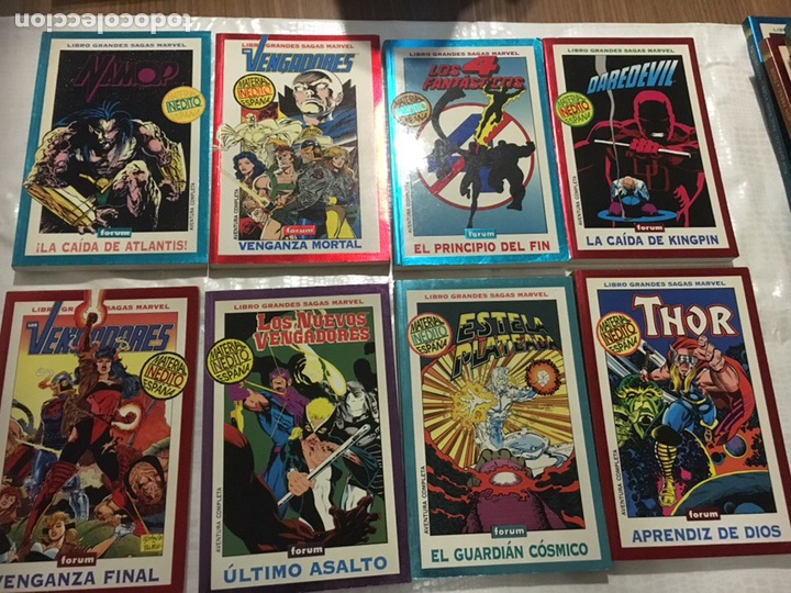 C&oacute;mics: Lote 16 libros grandes sagas marvel - Foto 1
