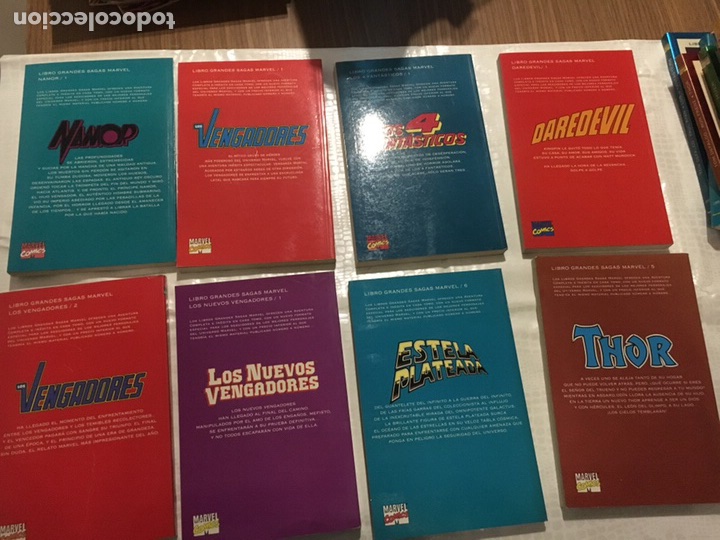 C&oacute;mics: Lote 16 libros grandes sagas marvel - Foto 4