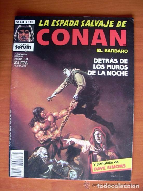 C&oacute;mics: La espada salvaje de Conan, n&ordm; 91 - Ediciones Forum - Foto 1