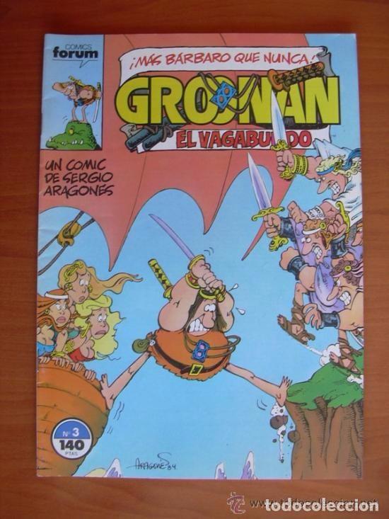 C&oacute;mics: Groonan el vagabundo, n&ordm; 3 - Ediciones Forum 1987 - Foto 1