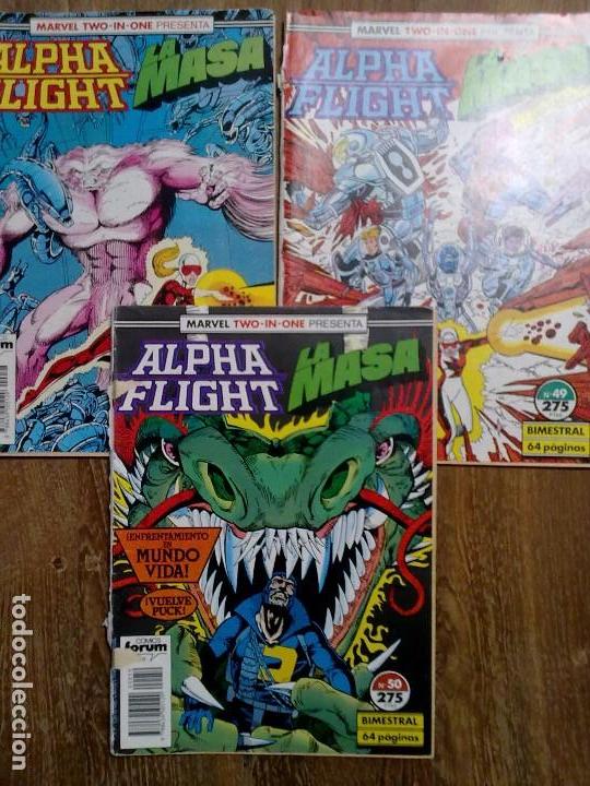 C&oacute;mics: LOTE DE TRES COMIC ALPHA FLIGHT N&ordm; 48-49-50 - Foto 1