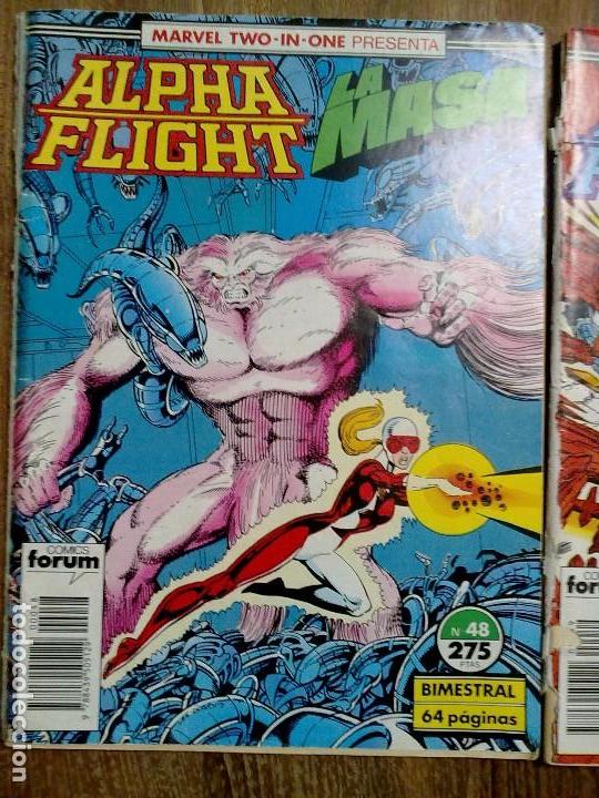 C&oacute;mics: LOTE DE TRES COMIC ALPHA FLIGHT N&ordm; 48-49-50 - Foto 2