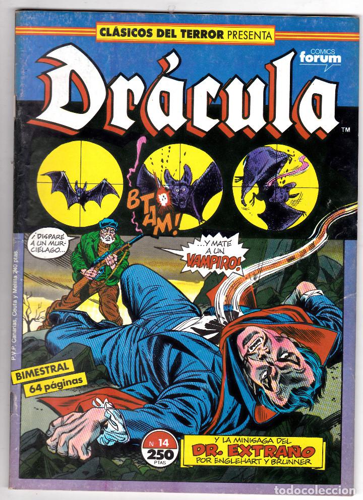 C&oacute;mics: FORUM MARVEL - CLASICOS DEL TERROR DRACULA - NUMERO 14 - Foto 1