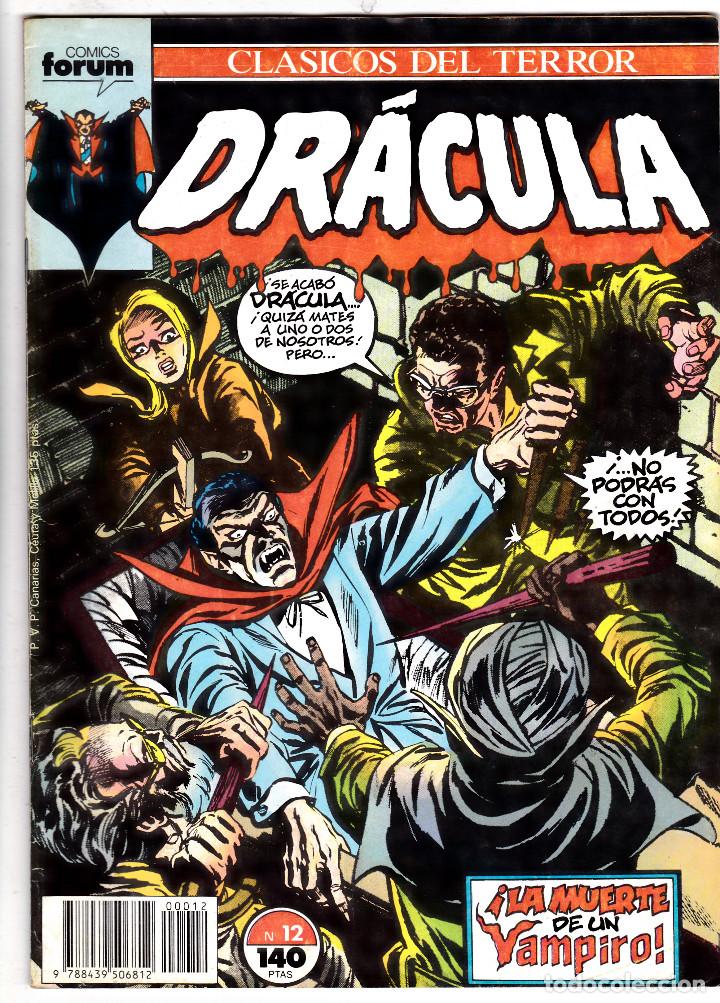 C&oacute;mics: FORUM MARVEL - CLASICOS DEL TERROR DRACULA - NUMERO 12 - Foto 1