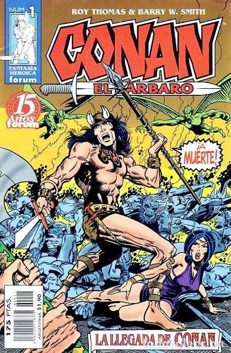 C&oacute;mics: CONAN EL BARBARO. 98 NUMEROS. COMPLETA. 1998 -2001 FORUM - Foto 1