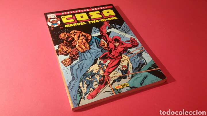 C&oacute;mics: LA COSA 1 BIBLIOTECA MARVEL EN BUEN ESTADO PANINI - Foto 1