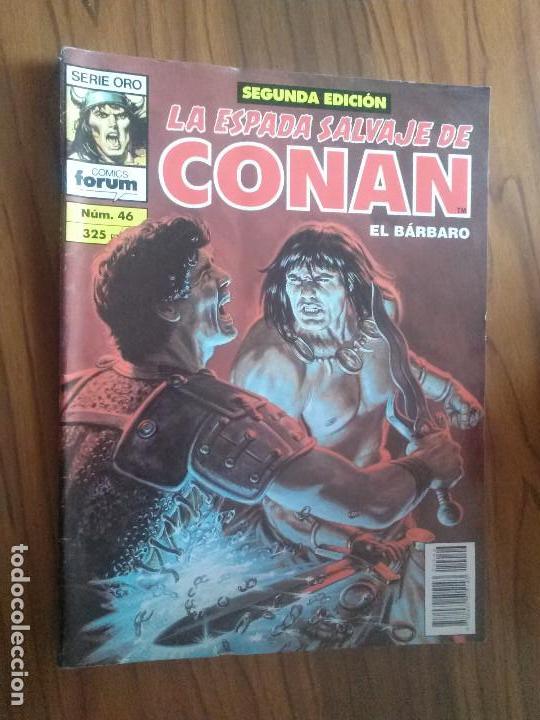 C&oacute;mics: LA ESPADA SALVAJE DE CONAN. 46. GRAPA. R&Uacute;STICA. BUEN ESTADO. - Foto 1