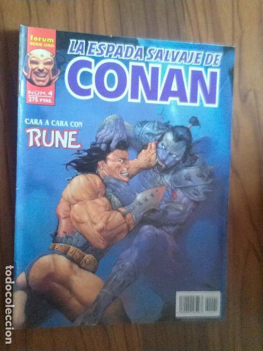 C&oacute;mics: LA ESPADA SALVAJE DE CONAN 4. GRAPA. R&Uacute;STICA. BUEN ESTADO. - Foto 1