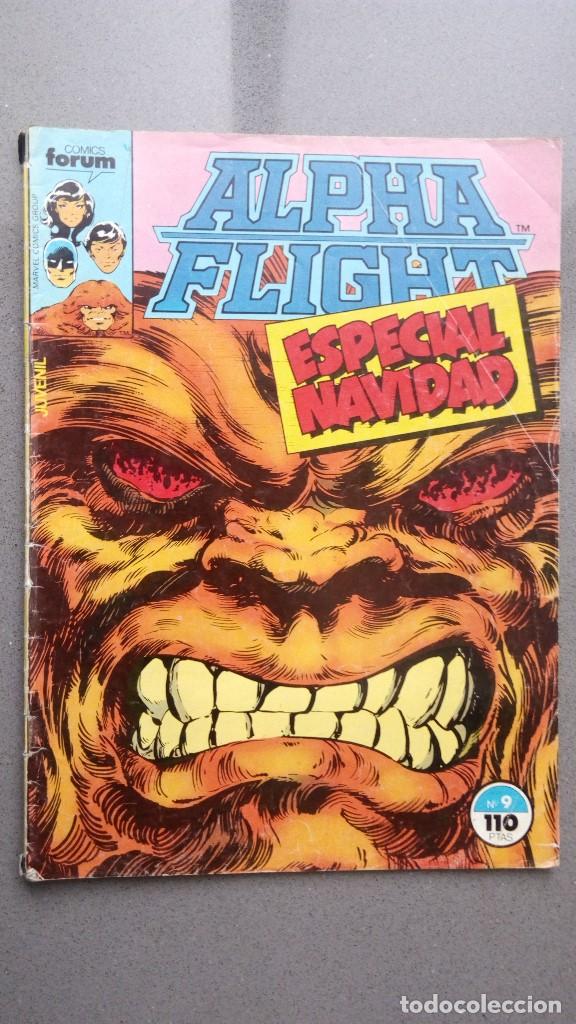 C&oacute;mics: ALPHA FLIGHT, N&ordm; 9, COMICS FORUM, A&Ntilde;O 1985, ESPECIAL NAVIDAD - Foto 1