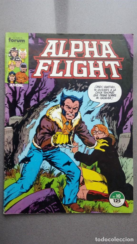 C&oacute;mics: ALPHA FLIGHT, N&ordm; 10, COMICS FORUM, A&Ntilde;O 1985 - Foto 1